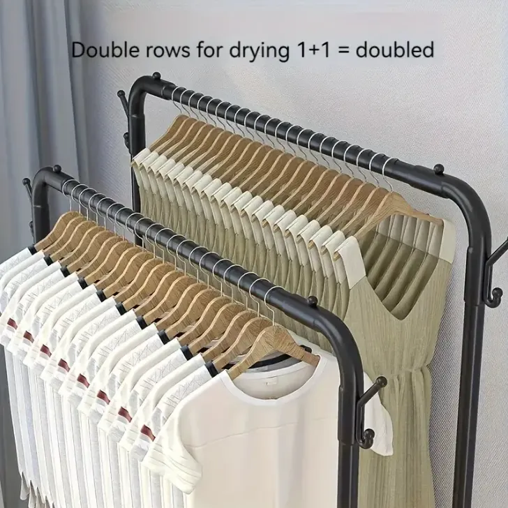 150X96X45Cm Multifunctional Drying Rack With Shoe Holder And Organizer Yj-3