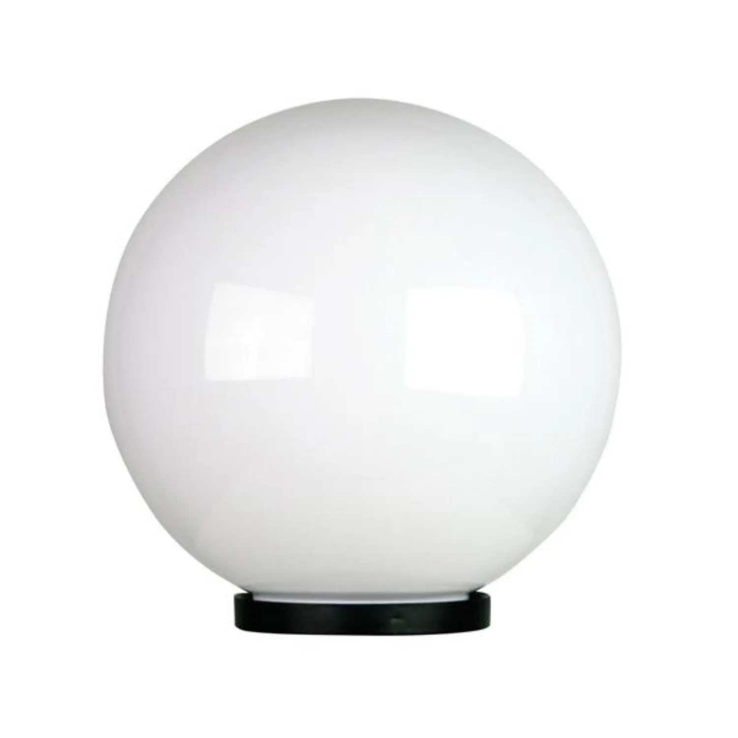 Acrylic Post Top Sphere Light Opal Finish in 6 Sizes 200mm-500mm