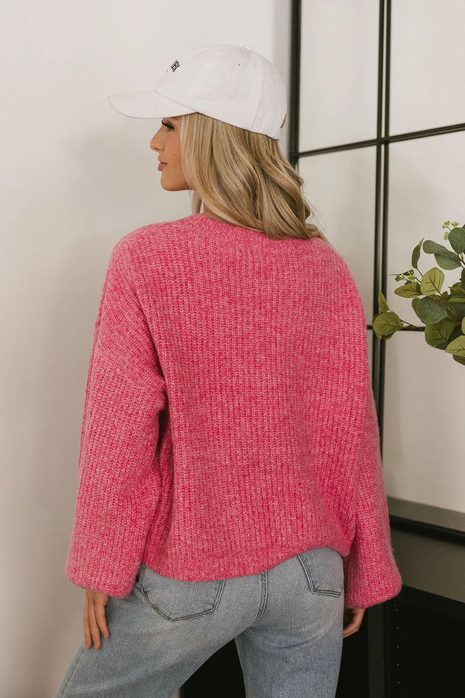 Aliyah Knit Sweater in Pink - FINAL SALE