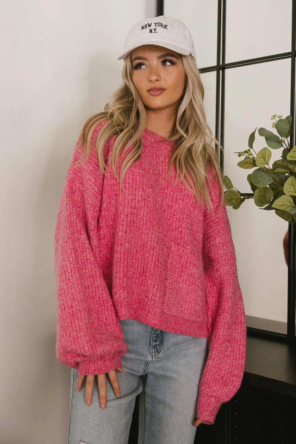 Aliyah Knit Sweater in Pink - FINAL SALE