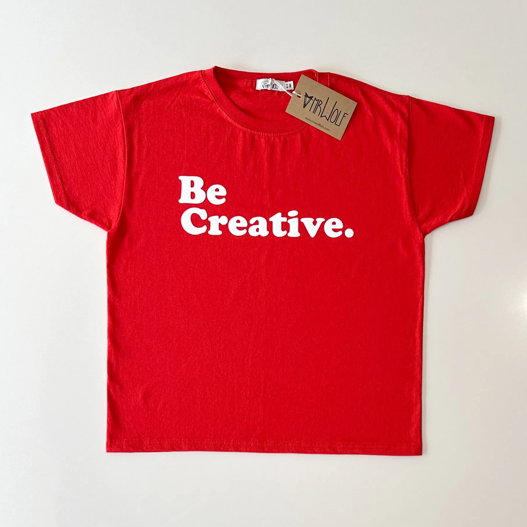 Be Creative Unisex  Red Kids T-shirt