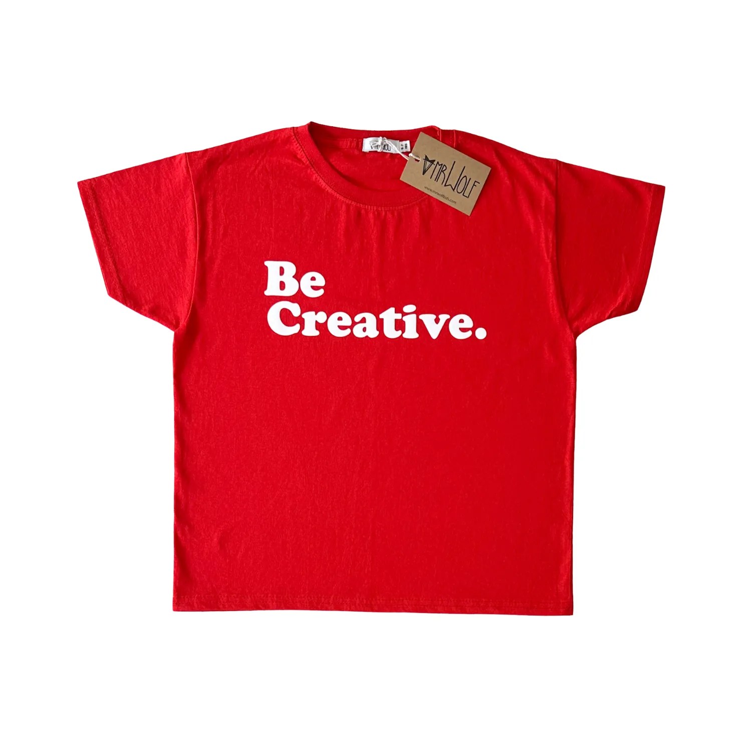 Be Creative Unisex  Red Kids T-shirt