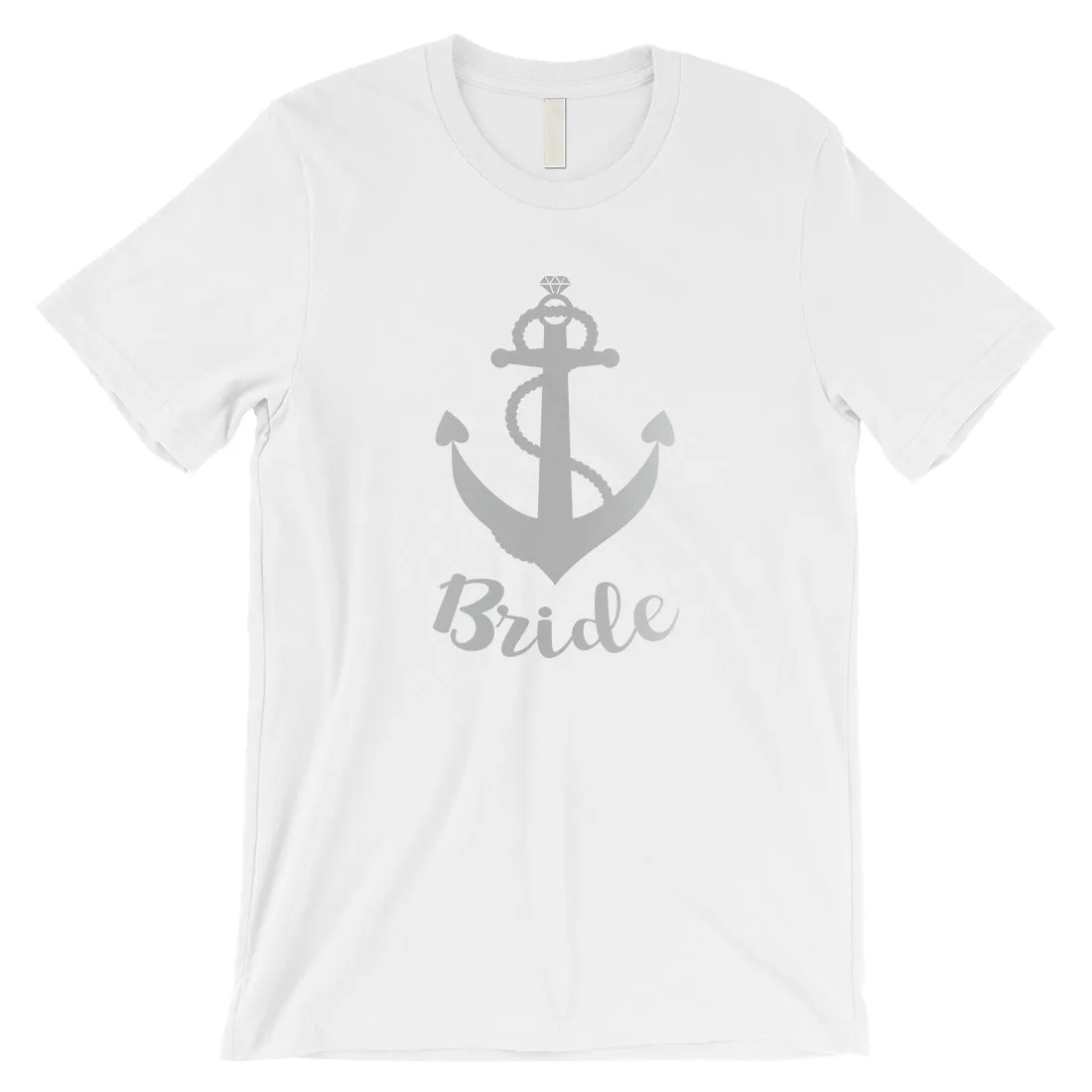 Bride Crew Anchor-SILVER Mens T-Shirt Perfect Exciting Celebration