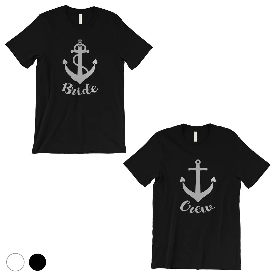 Bride Crew Anchor-SILVER Mens T-Shirt Perfect Exciting Celebration