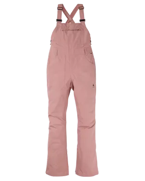 Burton Women's Avalon Gore-Tex 2L Bib Snow Pants - Powder Blush