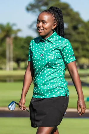 CA Ladies Funky Golf Shirt | Luck Of The Irish