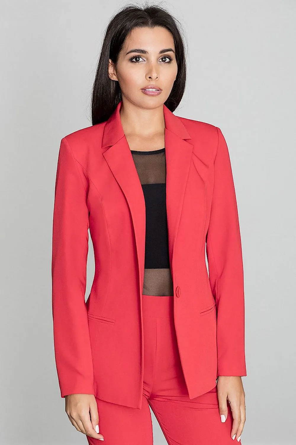 Chic Longline Oversized Blazer by Figl