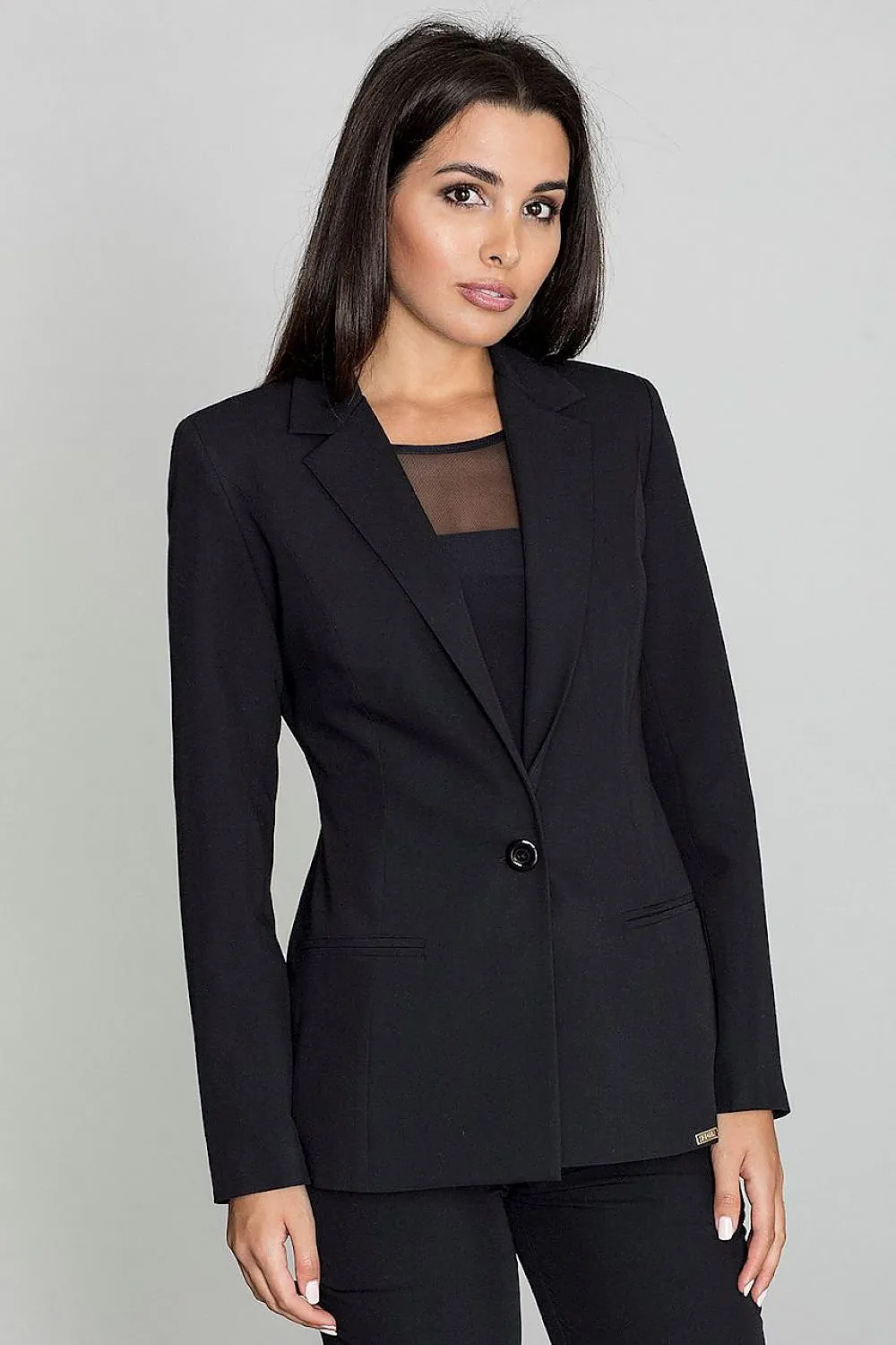 Chic Longline Oversized Blazer by Figl