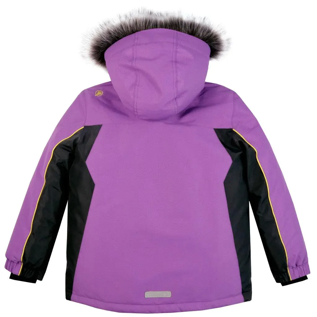 Conifere Girls Purple Aesthetic Snowsuit Set