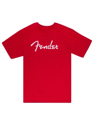 Fender Spaghetti Logo T-Shirt, Dakota Red, XL