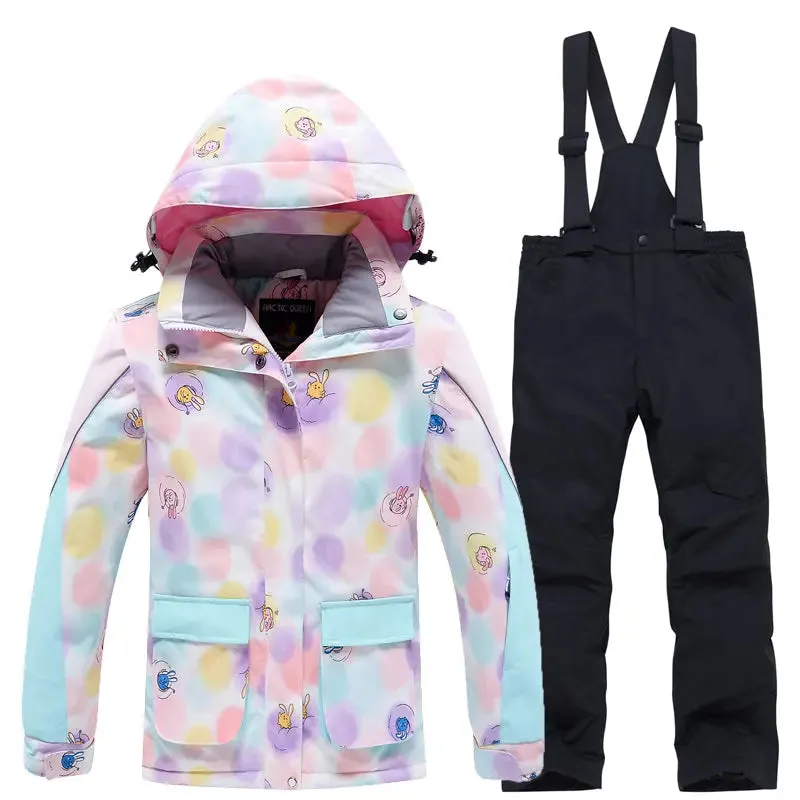 Hotian Kids Ski Snowboard Jackets & Pants Set