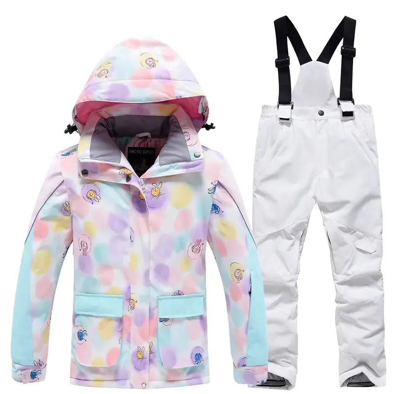 Hotian Kids Ski Snowboard Jackets & Pants Set