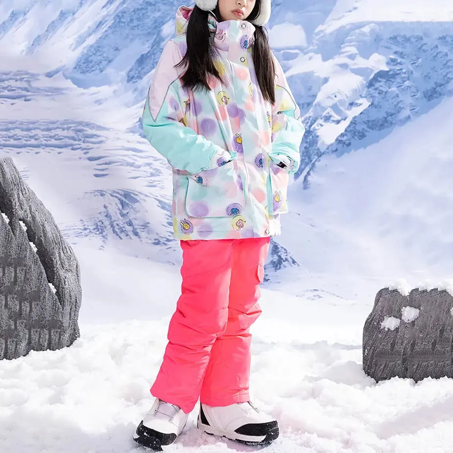 Hotian Kids Ski Snowboard Jackets & Pants Set