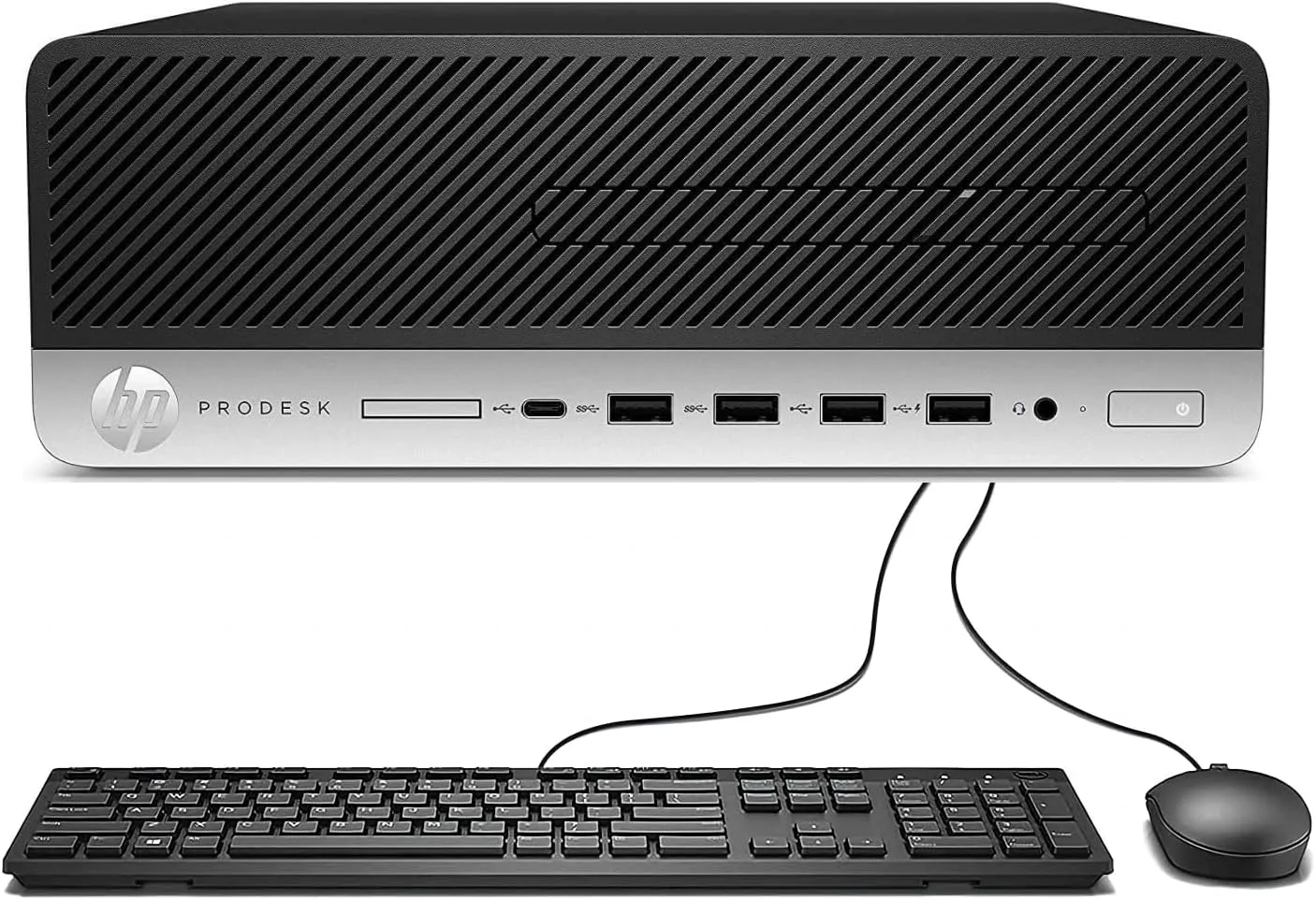 HP ProDesk 600 G4 - Desktop Computer (SFF), Intel i5-8500 Six Core (8th Gen), 16GB RAM, 512GB SSD, 2x DisplayPort & HDMI, USB-C, USB Keyboard USB Mouse & WiFi, Intel HD Graphics 630, Windows 10 Pro, Refurbished, 1 Year Warranty