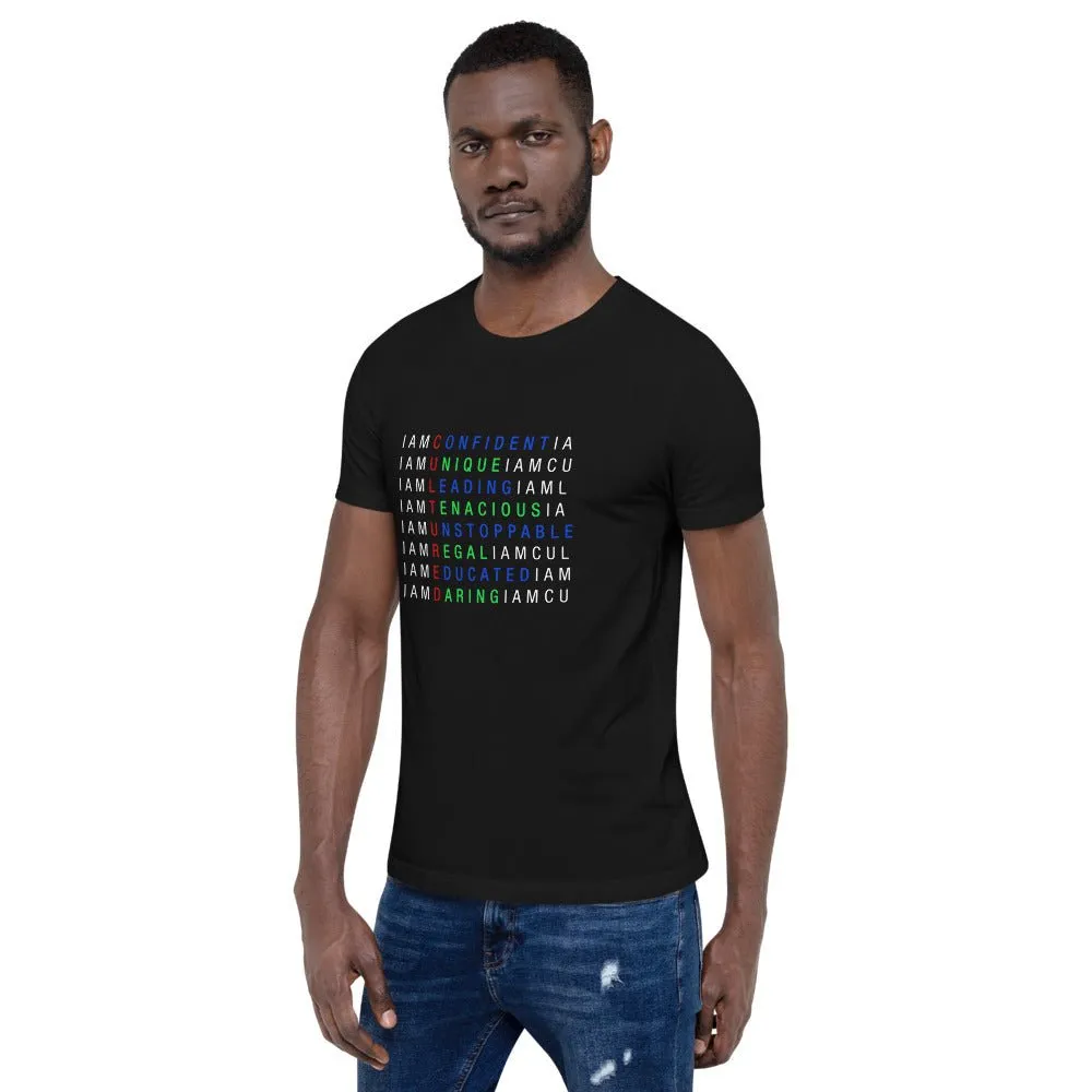 I AM C.U.L.T.U.R.E.D.  Crossword Awareness Unisex T-Shirt