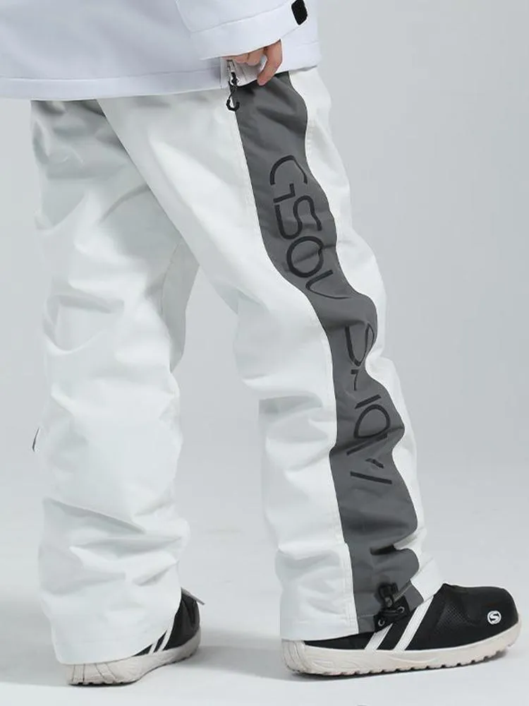 Men's Gsou Snow Unisex Reflective Freestyle Mountain Discover Snow Pants