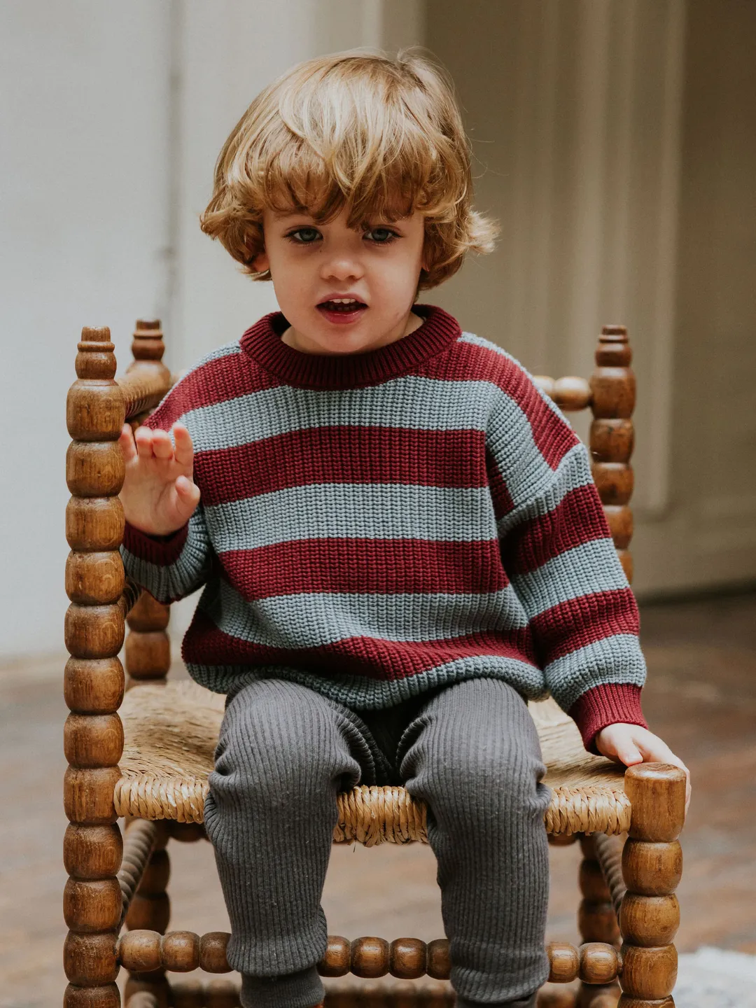 ORGANIC COTTON STRIPES SWEATER