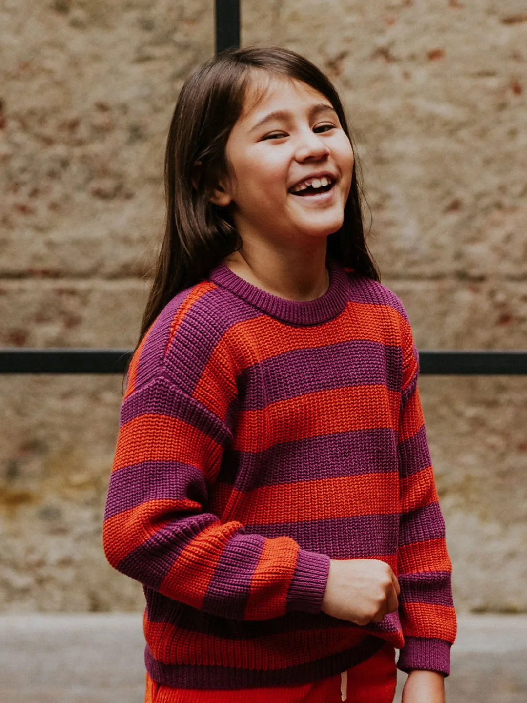 ORGANIC COTTON STRIPES SWEATER