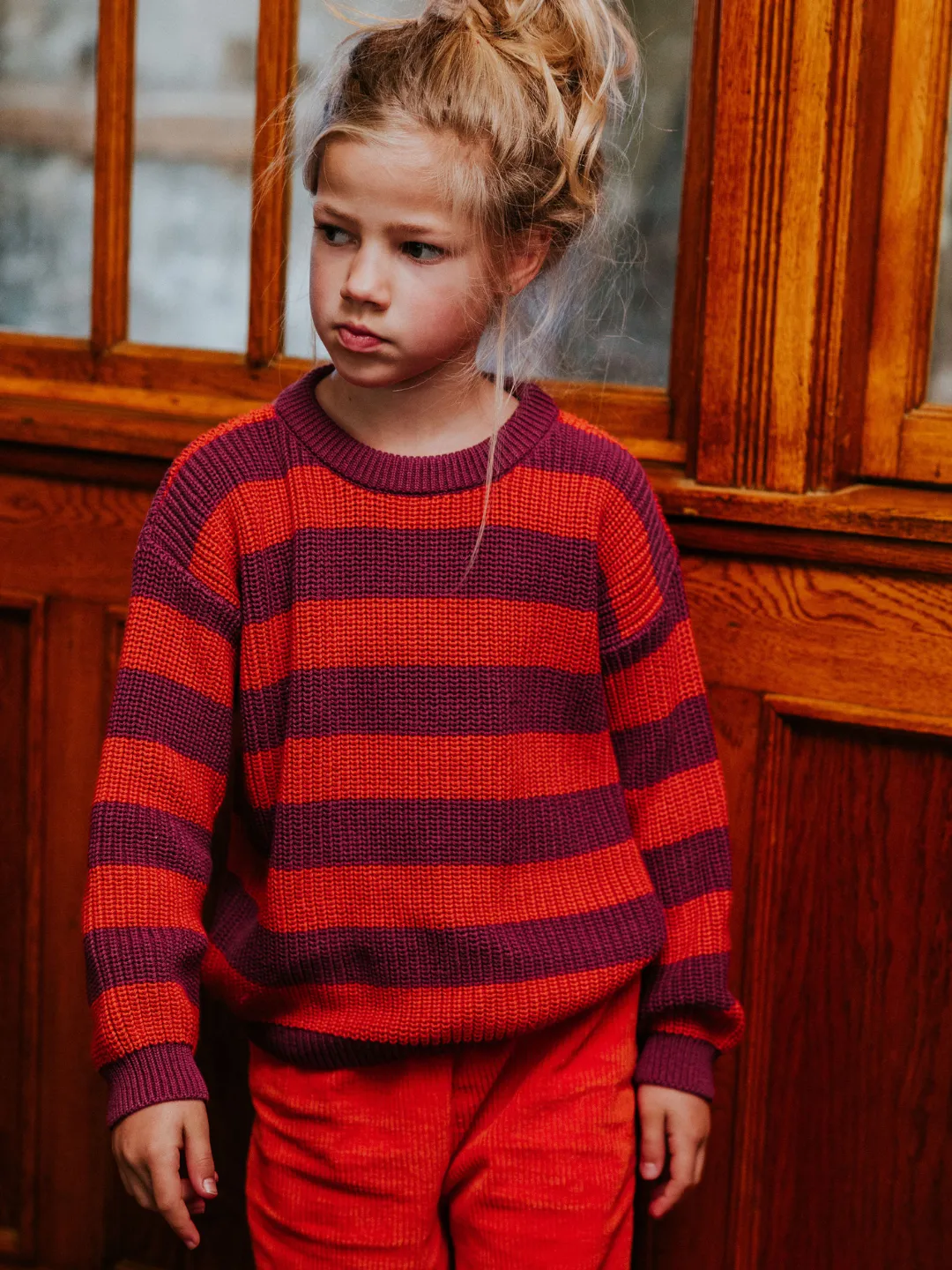 ORGANIC COTTON STRIPES SWEATER