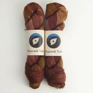 Peacock Yarn Light DK Cotton | Rusty Ruby | Hand Dyed 100% Cotton Yarn