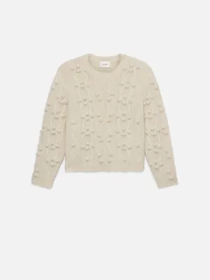 Popcorn Pullover -- Cream