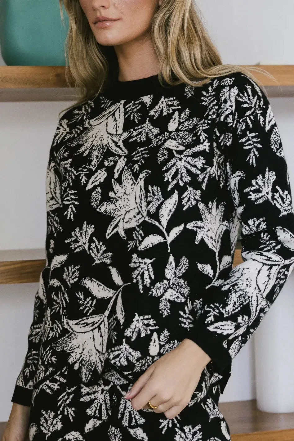 Sara Printed Sweater - FINAL SALE