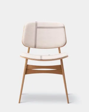 Søborg Wood Base Front Upholstered