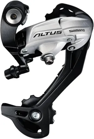 Shimano ALTUS RD-M370-SGS Derailleur Rear 9 spd Silver - Live 4 Bikes