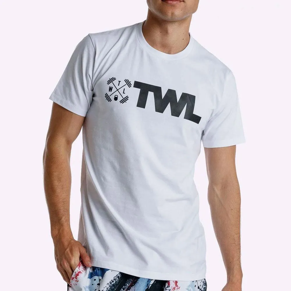 The WOD Life - Men's Classics Flux T-Shirt - White/Black