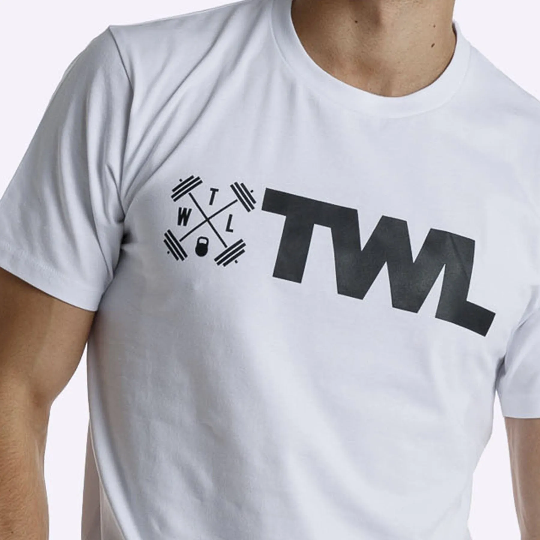 The WOD Life - Men's Classics Flux T-Shirt - White/Black