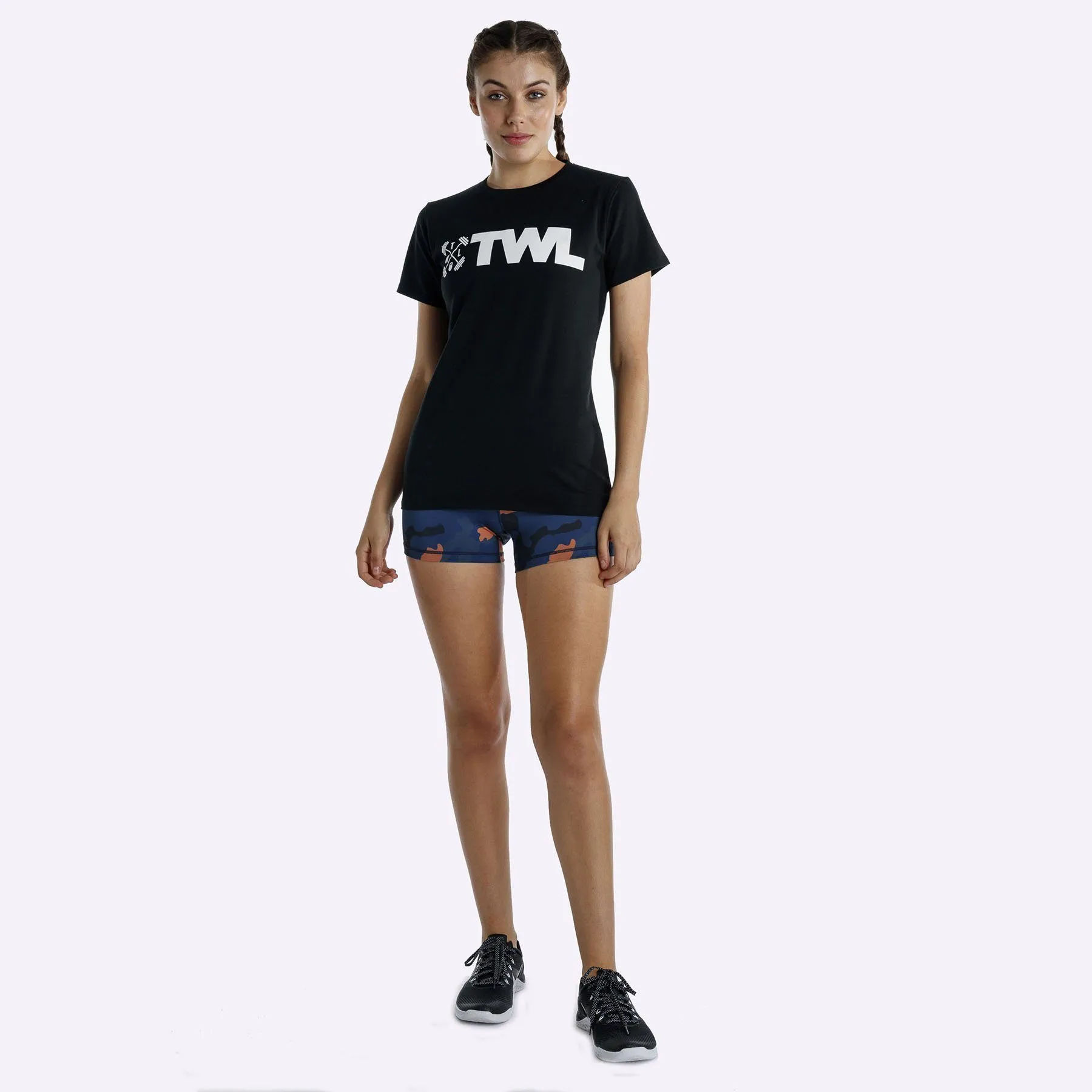 The WOD Life - Women's Classics Flux T-Shirt -  Black/White