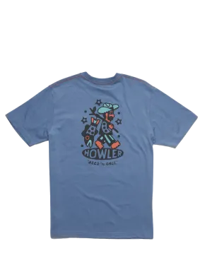 Travelin' Light SS T-Shirt Blue Mirage