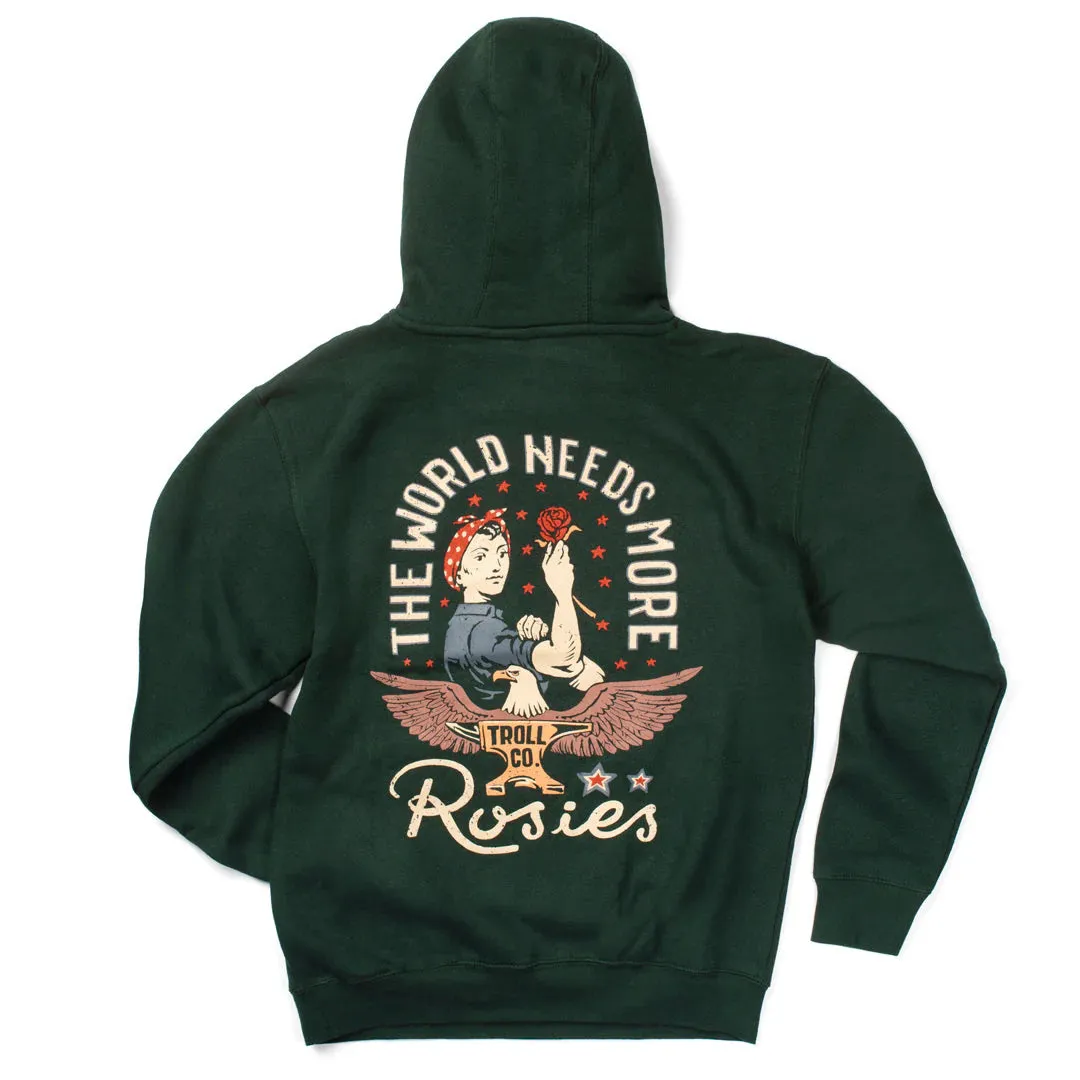 TROLL CO. Women's Rosie Green Hoodie