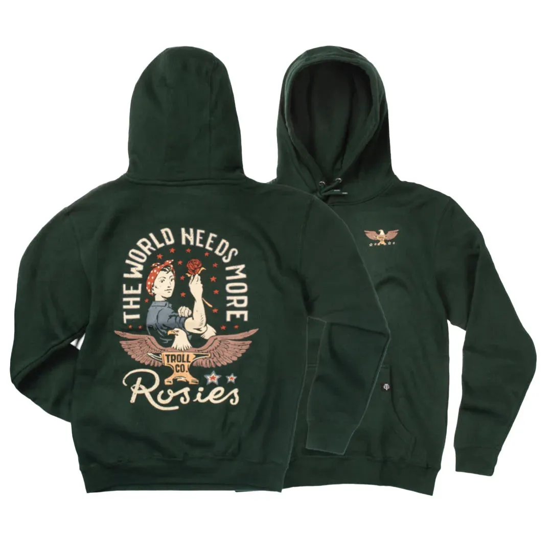 TROLL CO. Women's Rosie Green Hoodie