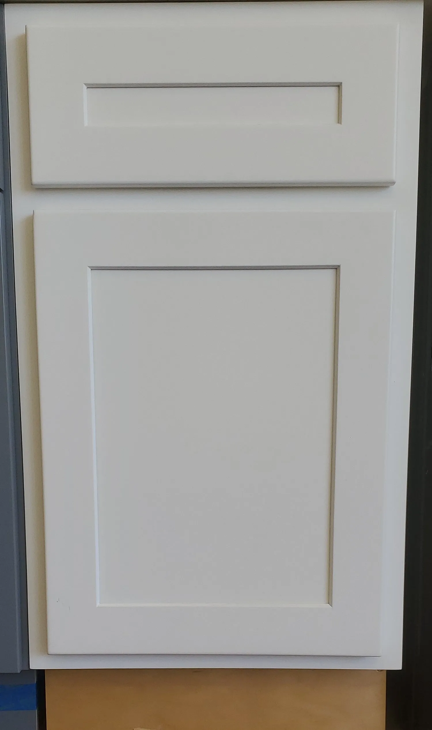 White Shaker 1/2" Overlay Lazy Susan Base Cabinet 33" & 36"