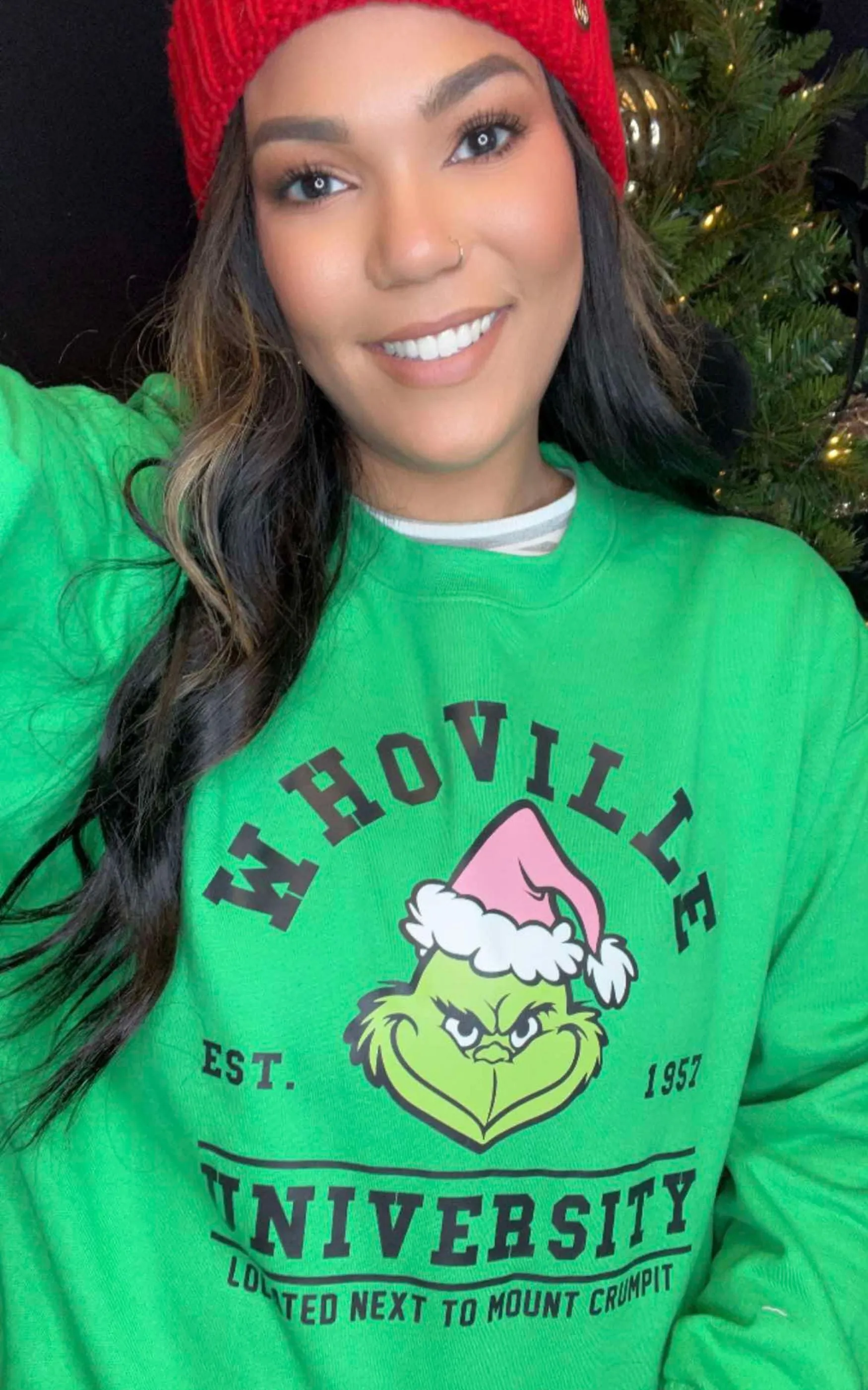 Whoville University Graphic Crewneck Sweatshirt