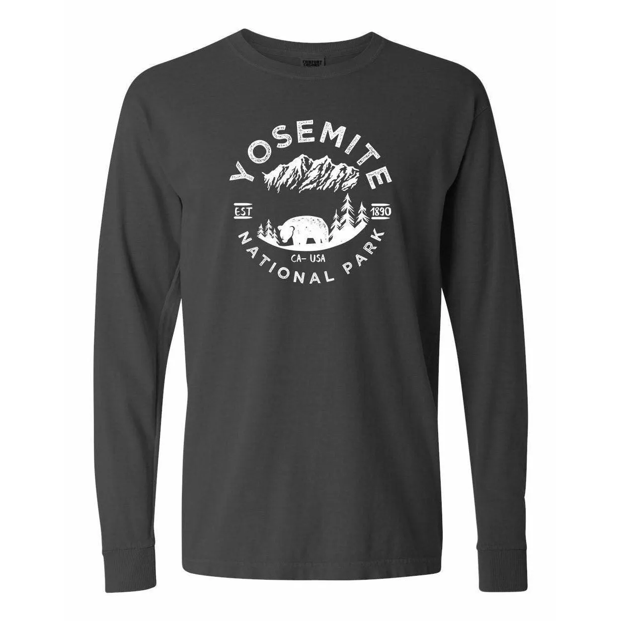 Yosemite National Park Comfort Colors Long Sleeve TShirt