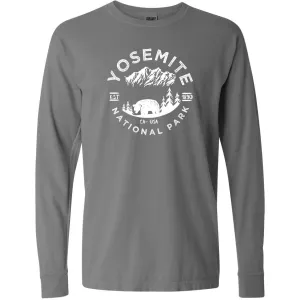 Yosemite National Park Comfort Colors Long Sleeve TShirt